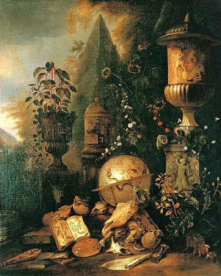 Matthias Withoos Vanitas Germany oil painting art